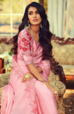Pink Sunlight Silk Party Wear Saree | PX0208