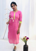 Chanderi Cotton Kurta | G-3265O