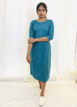 Checkered Cotton Kurta | G-3316E