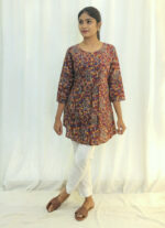 Maroon Cotton Short Kurta | G-2023D |