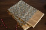 Mustard Printed Chanderi Cotton | PX0141D |