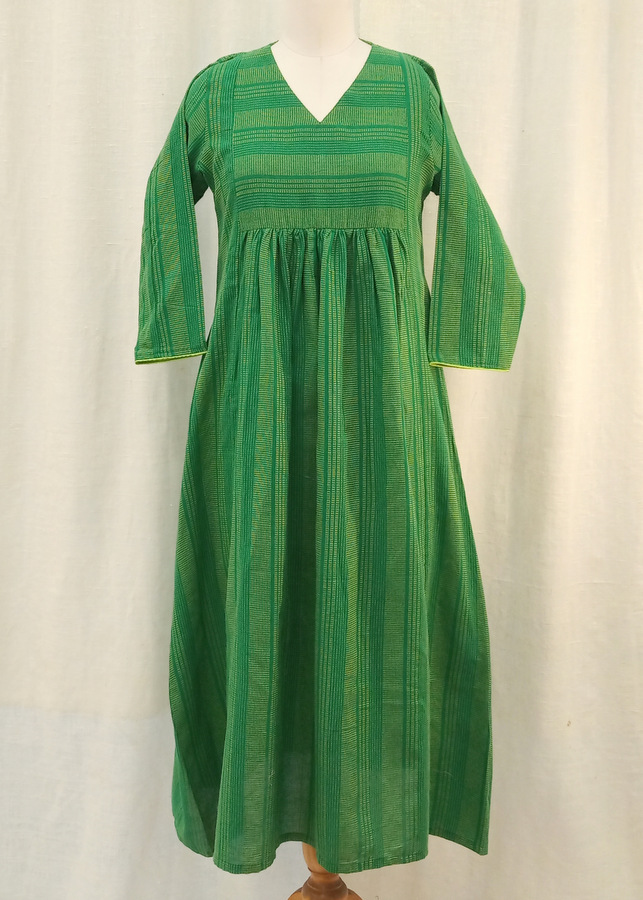 Green Cotton Kurta/Dress | G-7317A |