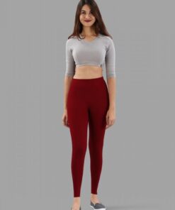 Twinbirds Cherry Berry Women Ankle Legging | Radiant Series | 1504V0043