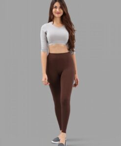 Twinbirds Dark Chocolate Women Ankle Legging | Radiant Series | 1504V007