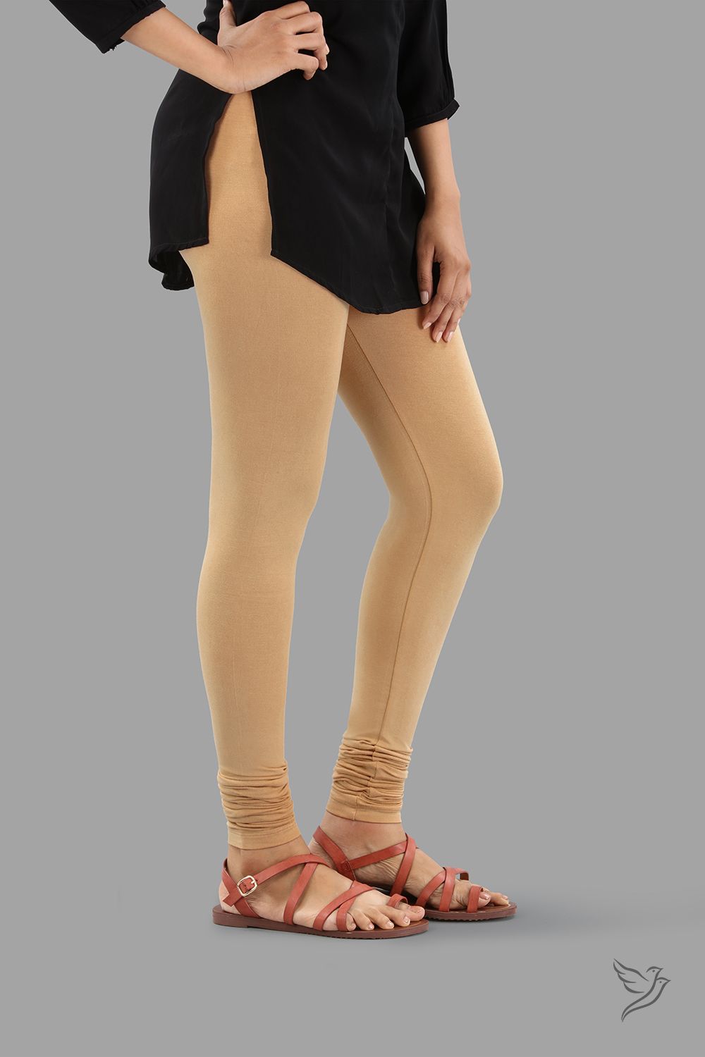 Buy online Beige Printed Cotton Legging from Capris & Leggings for Women by  V-mart for ₹349 at 0% off | 2024 Limeroad.com