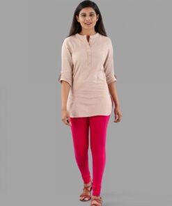 Twinbirds Rose Red Women Churidar Legging | Radiant Series | 1503V0035