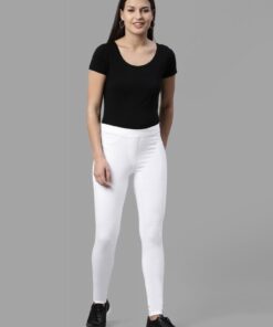 Twinbirds Pearl White Women Flexi | Indigo Jegging | 1505TJ001