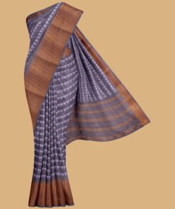 Soft Linen Cotton Saree with Zari Border | PX0032