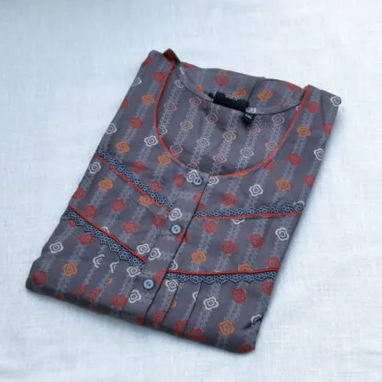 XXL Alpine Nighty | Grey | JS0017