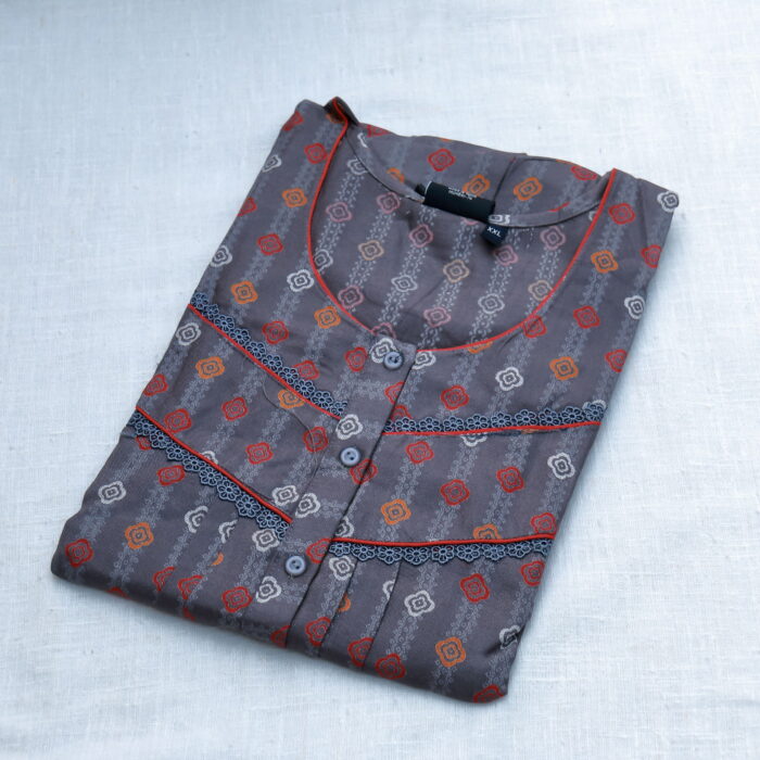 XXL Alpine Nighty | Grey | JS0017