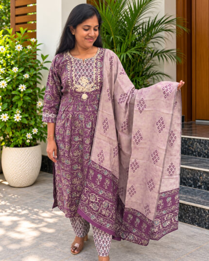 Muslin Nayra Salwar Set for women