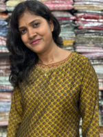 Muslin top has a beautiful neck pattern decorated with sequins and embroidery work that you can wear for any occasion, has a elastic silk waist pant. It is suitable for both hand wash and machine wash.