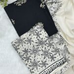 Pure Cotton Material | Black & White |002