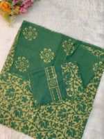 Pure Cotton Material | Green for Women's