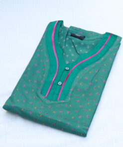 L Printed Alpine Nighty | Green | JS0019B