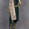 Salwar Suit with Dupatta | Green | AV0008
