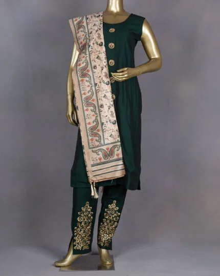 Salwar Suit with Dupatta | Green | AV0008