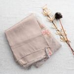 Printed Chanderi Cotton | Grey & Silve | PX0117