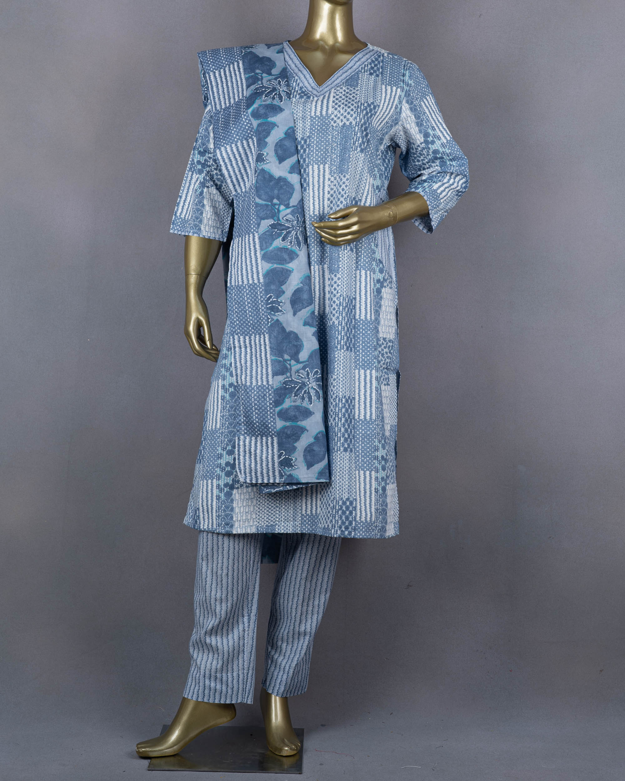 Casual Salwar Suit | Blue | AB0002