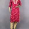 Beautiful Rayon Kurta | Floral Printed | Pink | DD0194