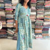 Ethnic beautiful printed aline flared kurta with lace pattern, sequins and tie up knot in waist comes with pom pom and shells . Paired with santoon elastic waist pant. It is suitable for both hand wash and machine wash.