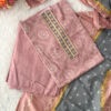 Ethnic bandhani printed pure cotton material with neck pattern comes with plain bottom and printed dupatta with pompom. It is a perfect choice for causal wear. It is suitable for both hand wash and machine wash.