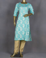 Ethnic Rayon Kurti | Blue | DD10545