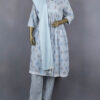 Ethnic Pure Printed Cotton Salwar Suits | Blue | QB0006