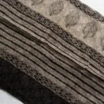 Kota Saree With Organic Handblock Prints | Black | LC0003 - Image 3