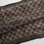 Kota Saree With Organic Handblock Prints | Black | LC0003 - Image 4