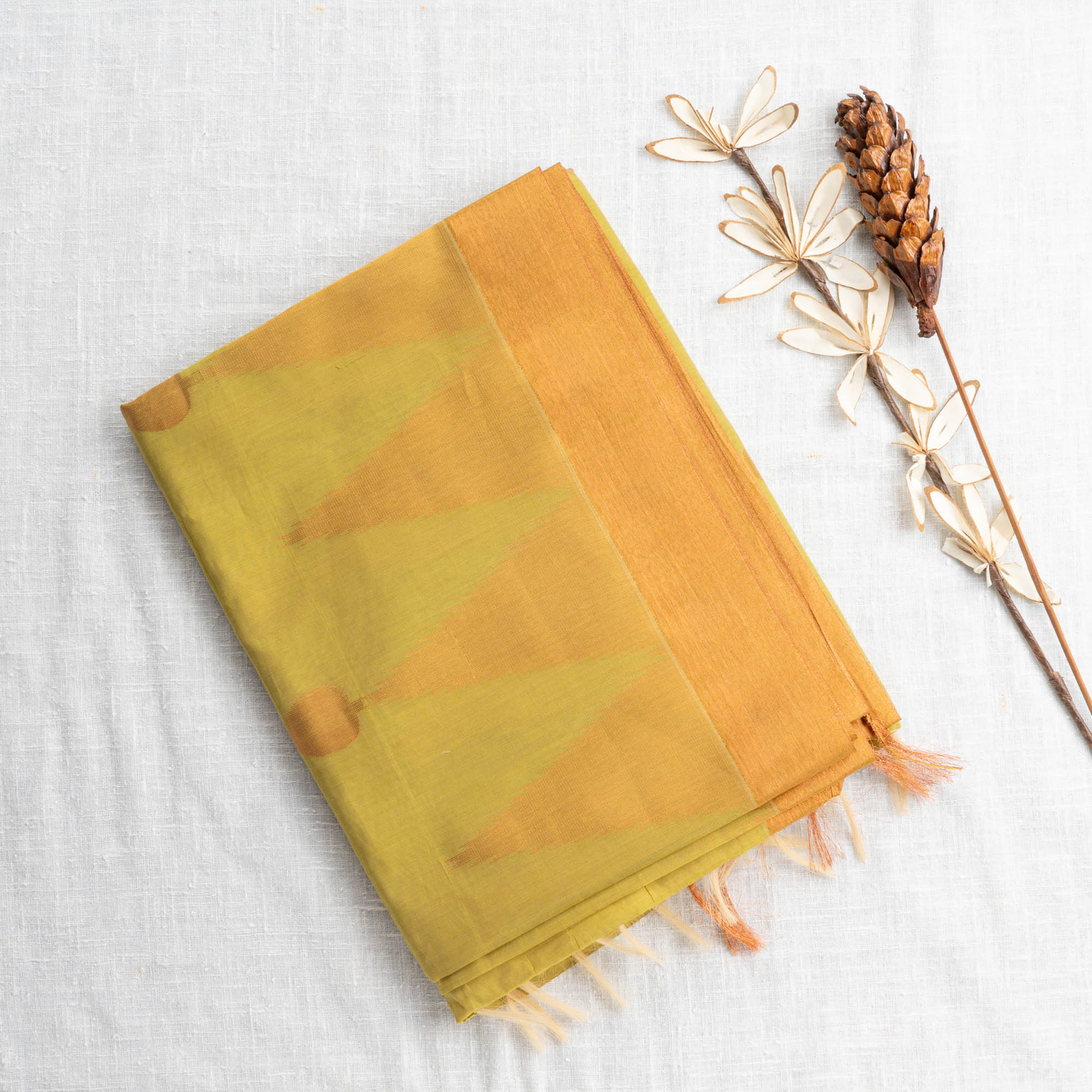 Beautiful Silk Cotton Saree | Green | LX0010