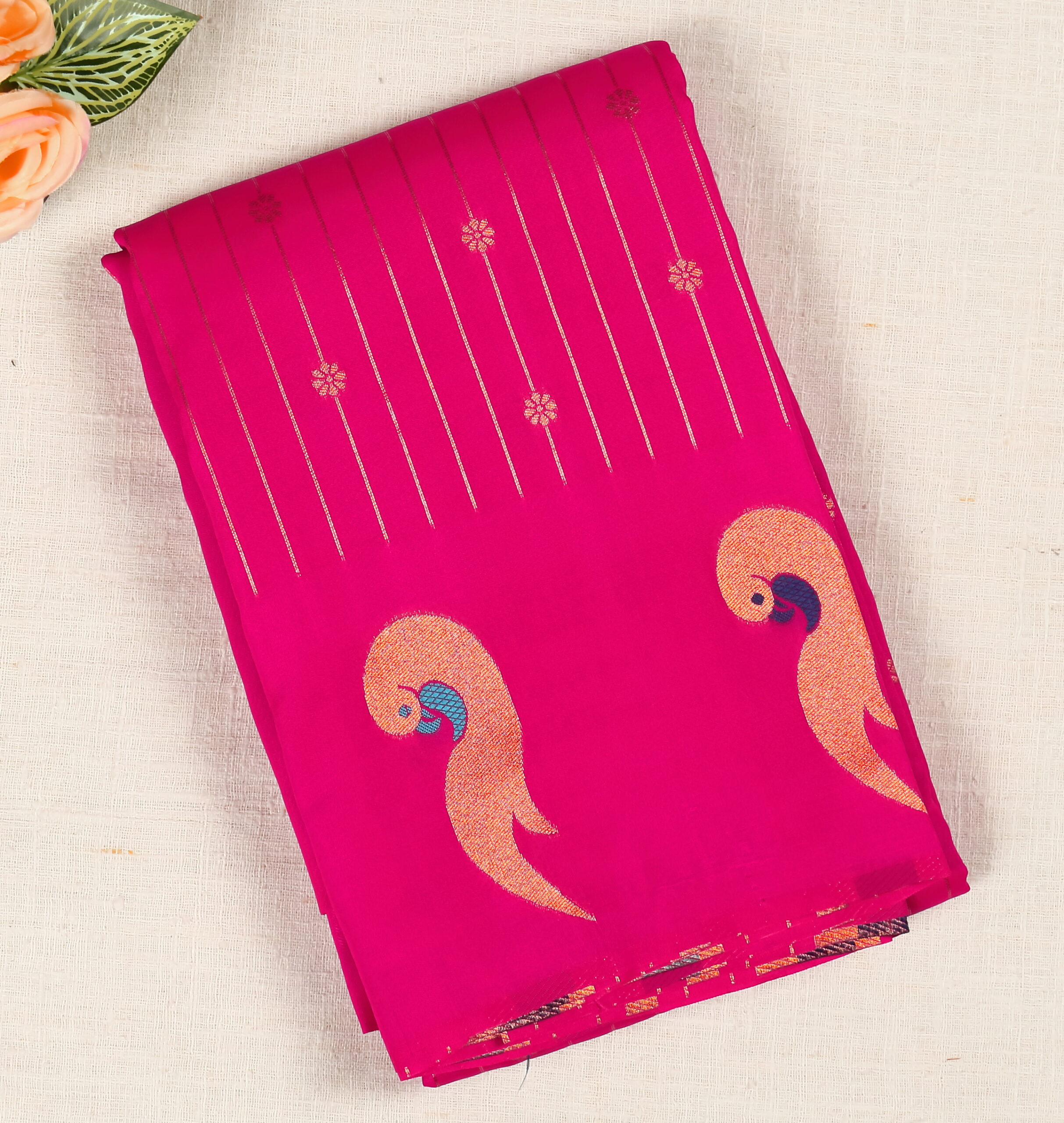 Beautiful Paithani Silk | Pink | OW0016