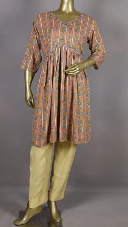 Rayon Kurti | Pink | MB0007