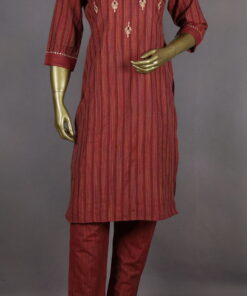 Rayon Kurta Pant Sets | Maroon | MB0009