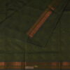 Embossed Cotton Saree | Green | LX0013