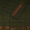 Embossed Cotton Saree | Green | LX0013