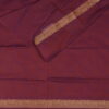 Embossed Cotton Saree | Violet | LX0014