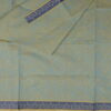 Embossed Cotton Saree | Blue | LX0014