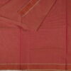 Embossed Cotton Saree | Maroon | LX0011