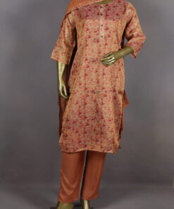 Tissue Silk Salwar Suits | Coral | MB0014