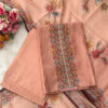  Pure cotton material has embroidery with beautiful designs