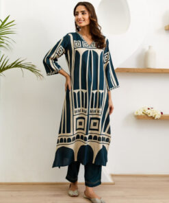 Beautiful Rayon Kurta pant set