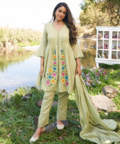 Ravishing cotton salwar set