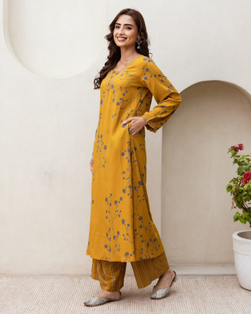 Cotton Rayon Kurta set