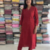 Modern Khadi Cotton Kurta Pant Set