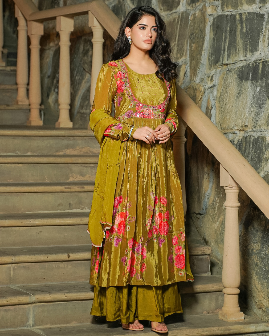 Gorgeous Crepe Silk Salwar Set