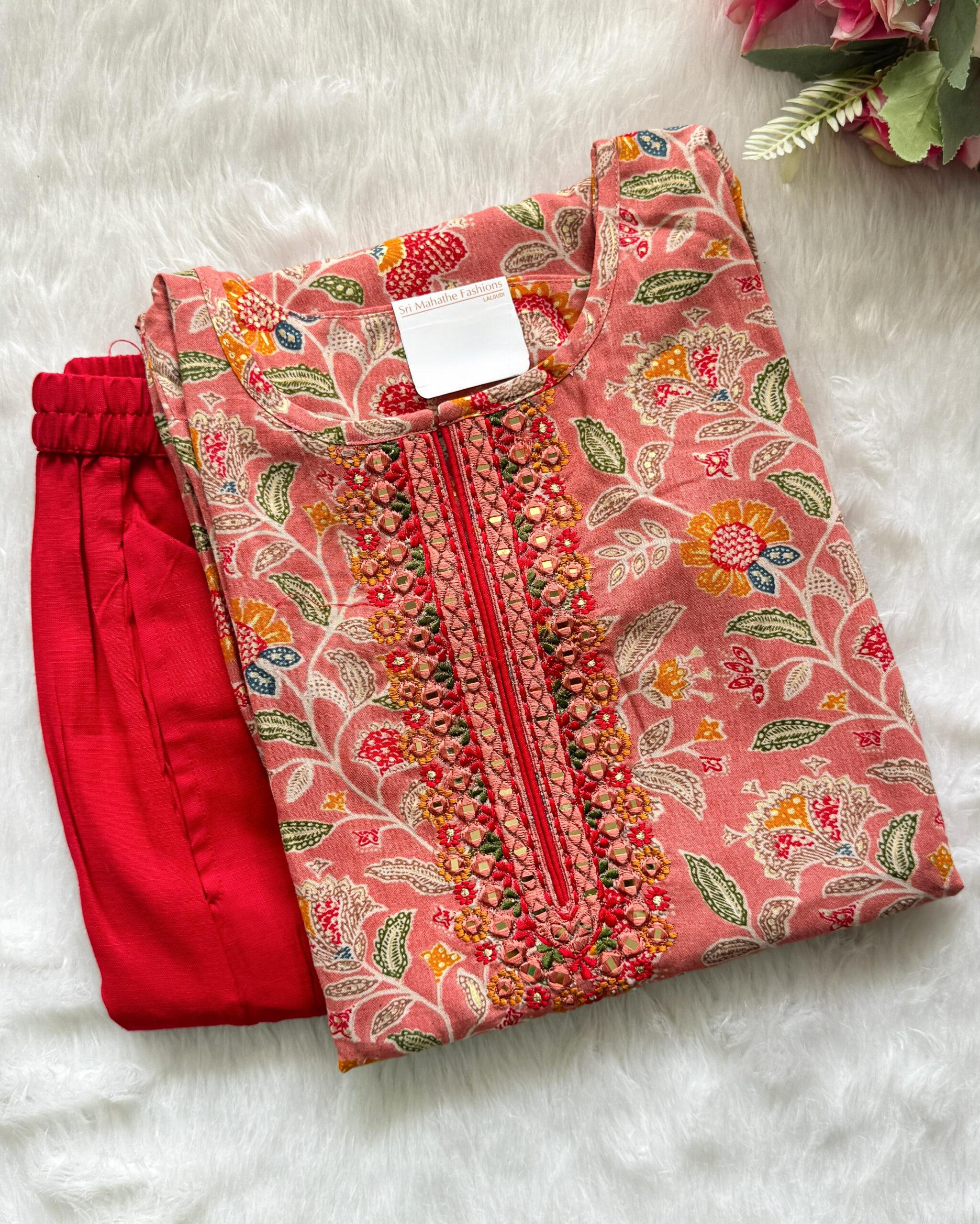 Beautiful Rayon Kurta Pant Set