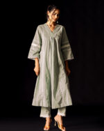 Pleasing Cotton Kurta Pant Set
