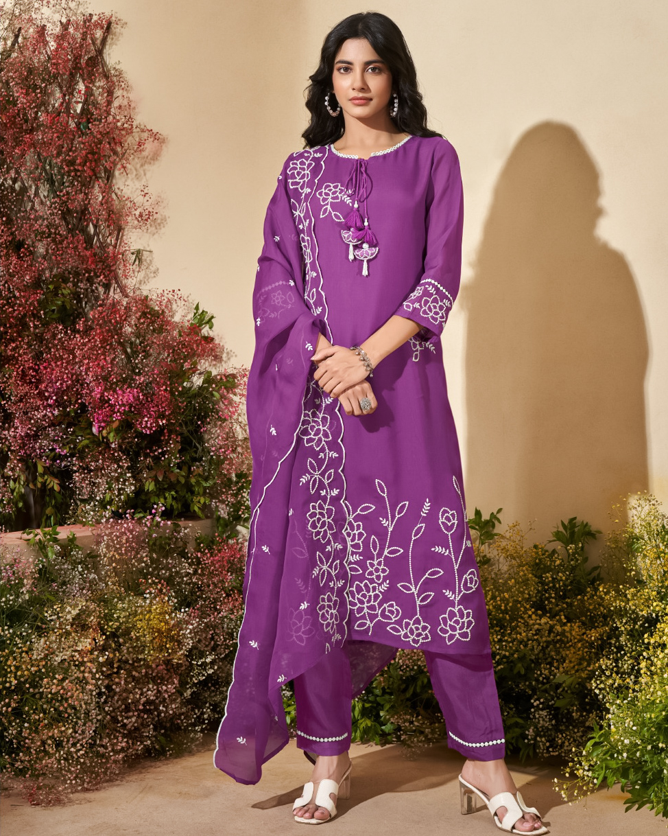 Alluring Organza Salwar Set