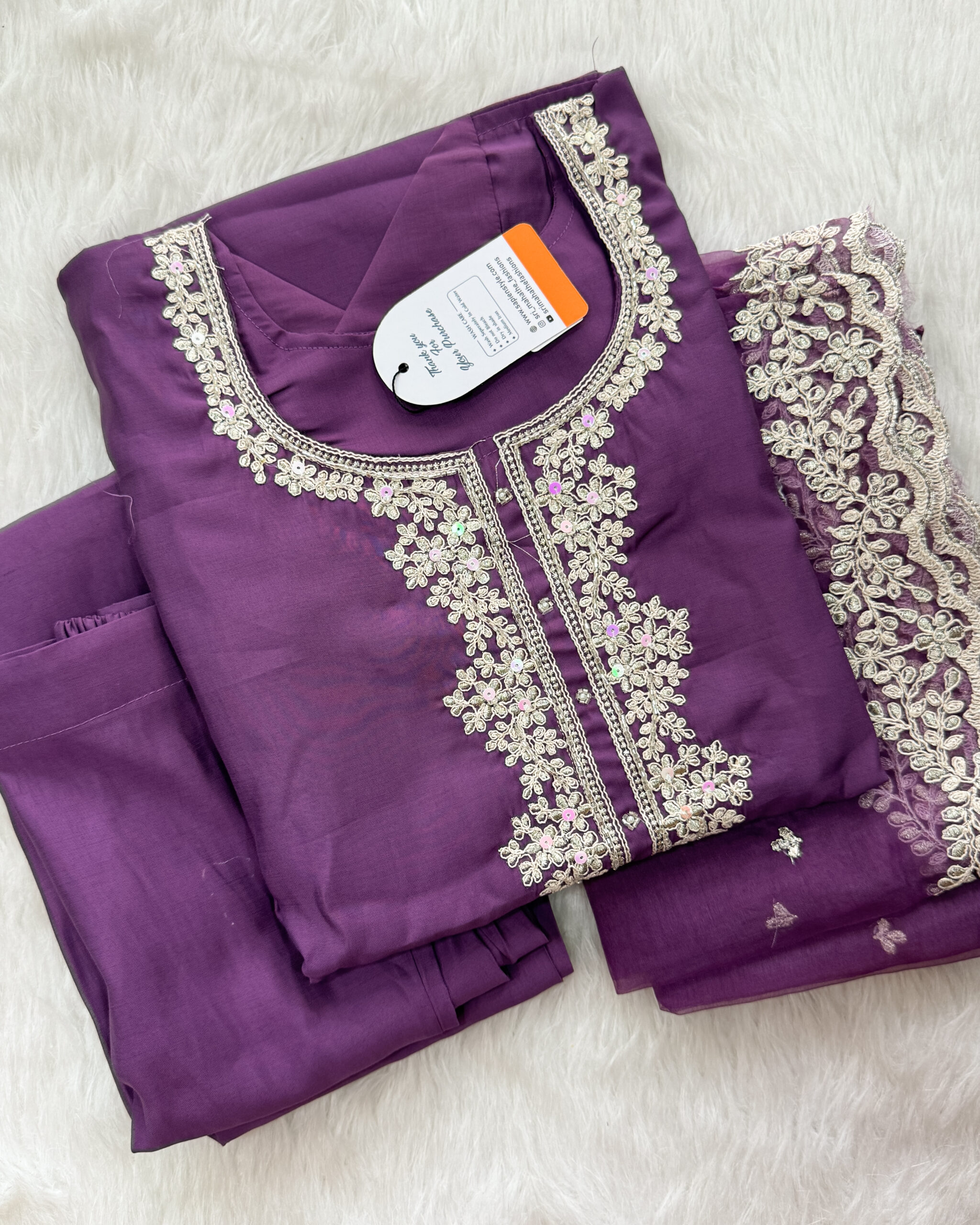 Alluring Muslin Salwar Set